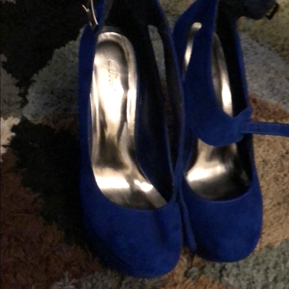 Blue heels